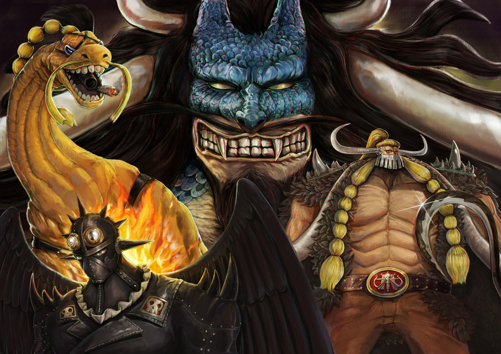 海贼王：四皇团中令人失望的干部，有三位皇副没能发挥实力