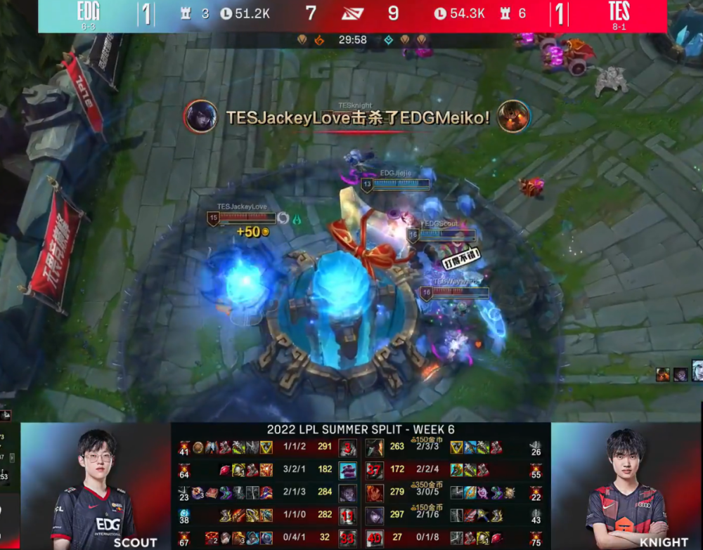 LPL官方公布最佳阵容，TES三人上榜！wayward再获最佳新秀