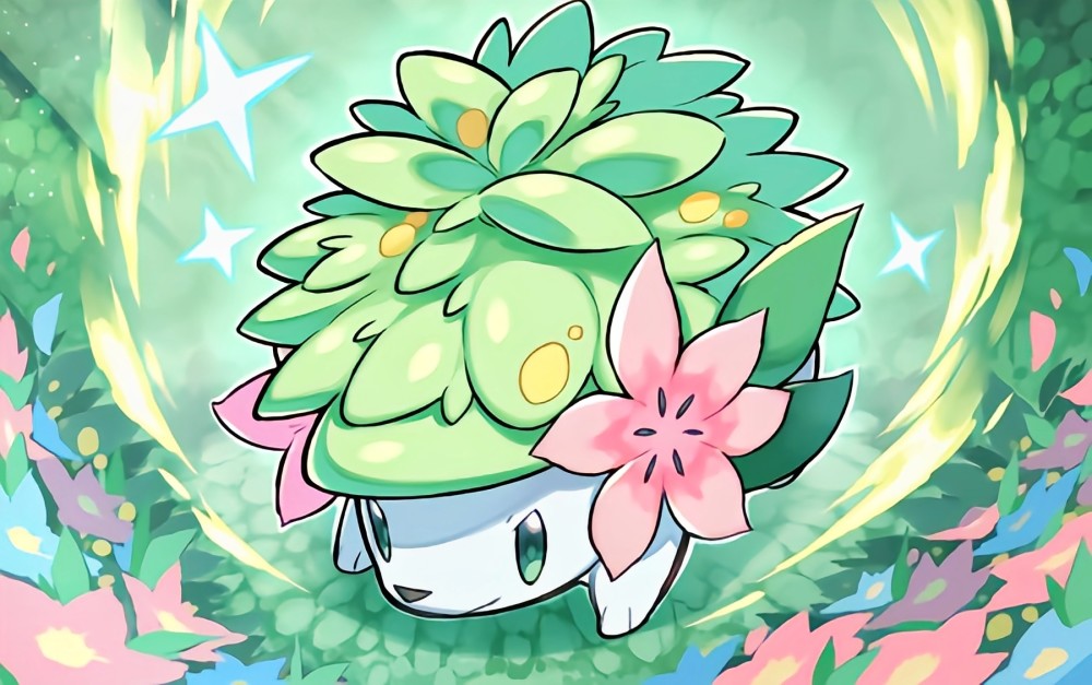 来自神奥的幻之宝可梦，冰空的花束谢米