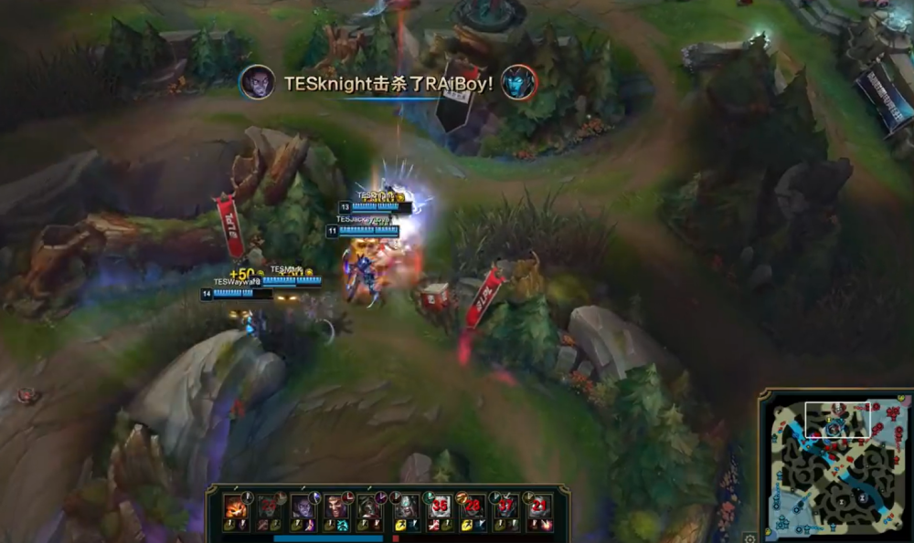 TES战胜RA获十连胜确定晋级季后赛，JKL掏出招牌德莱文拿下MVP