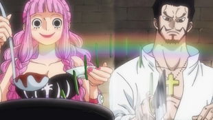 海贼王：黑胡子海贼团十号船长曝光，竟是佩罗娜，莫利亚表示臣服