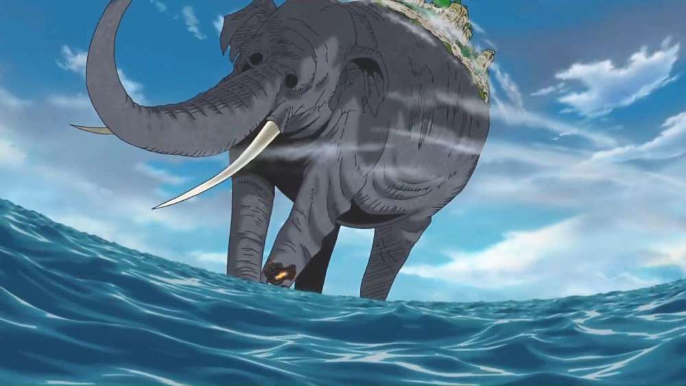海贼王1055话：象主八百年前犯下的罪孽揭晓，它曾经毁灭了和之国