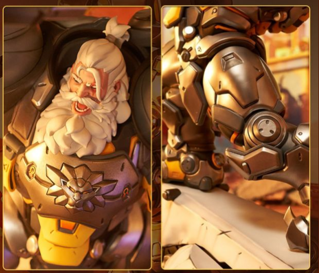 极致的审美享受！莱因哈特全新雕像亮相守望归来