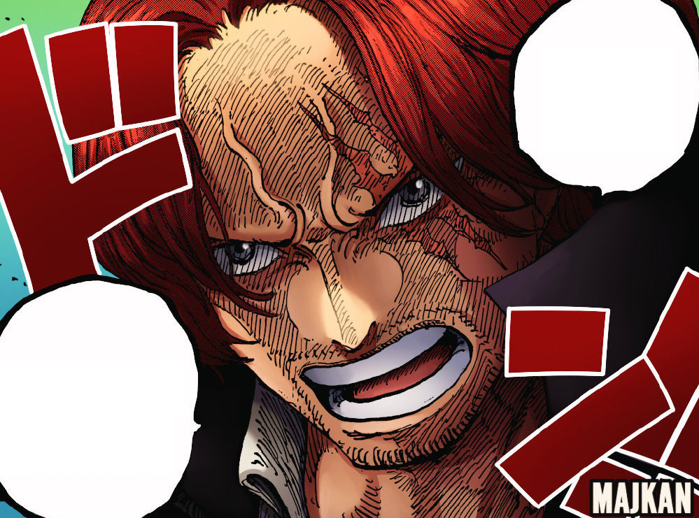 海贼王1055话：红发使用的是顶级霸王色，能让果实能力暂时失效