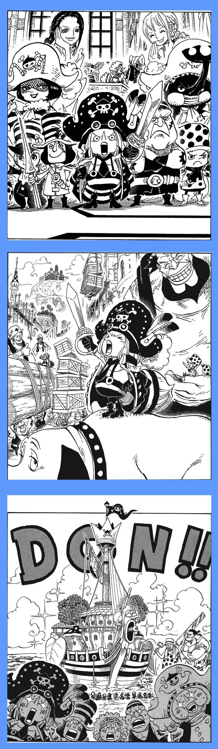 海贼王扉页故事：草帽大船团篇“下”，巨兵海贼团从巴基那里跳槽到路飞旗下