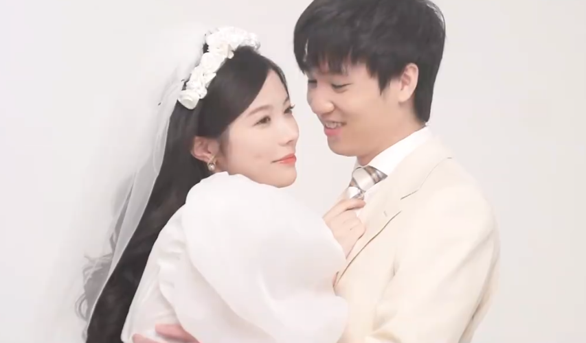 Letme晒出婚纱照，甜蜜值爆表：全世界最美丽的老婆！