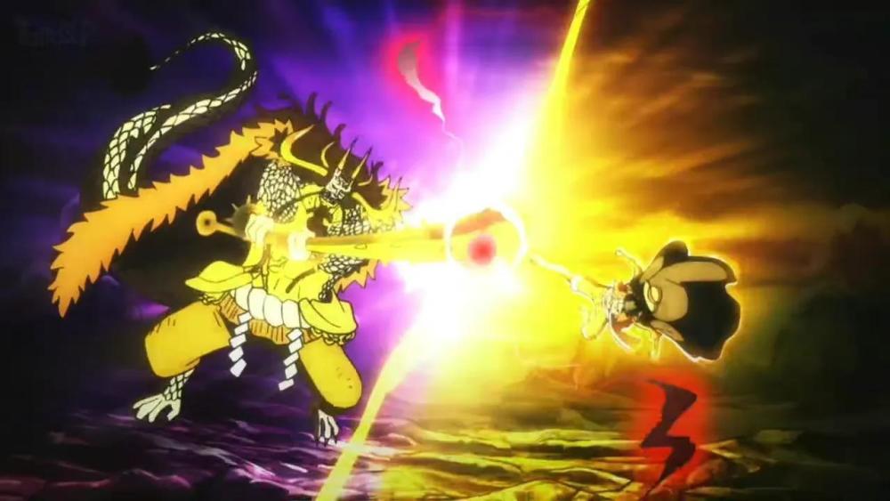 海贼王1031集：路飞单挑凯多，佩吉万追杀娜美，却被大妈秒杀