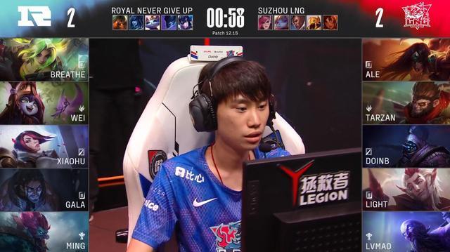LPL冒泡赛：呼吸哥力挽狂澜拒绝让2追3！RNG翻盘LNG杀入世界赛
