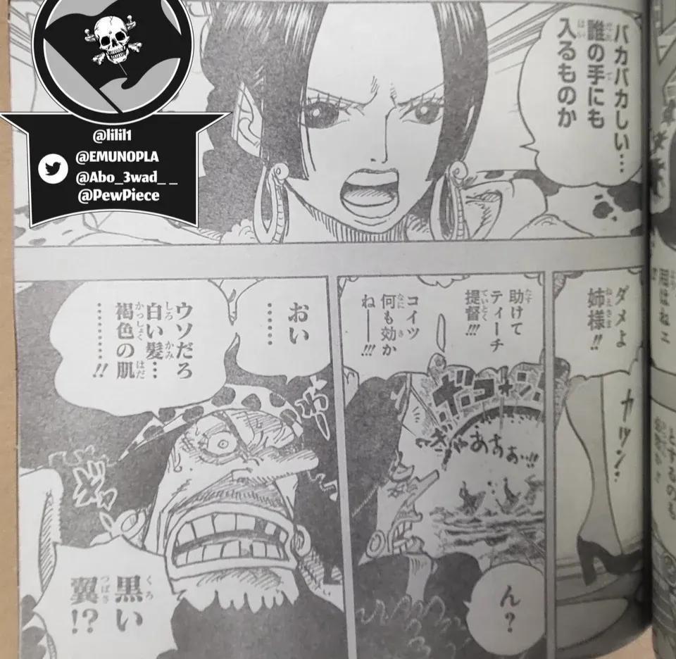 海贼王1059话情报：卡二与欧文互殴，女帝受伤，却想着嫁给路飞