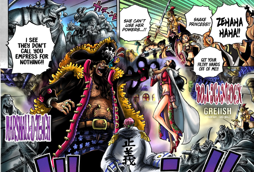 海贼王1059：雷利救下女帝，克比被黑胡子带走，新和平主义者现身