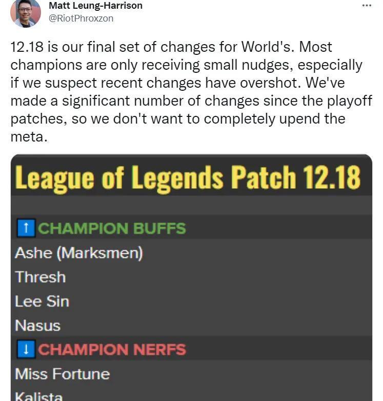 “S12最终版本更新图”火了，韩网热议盲僧加强，LCK核心回来了