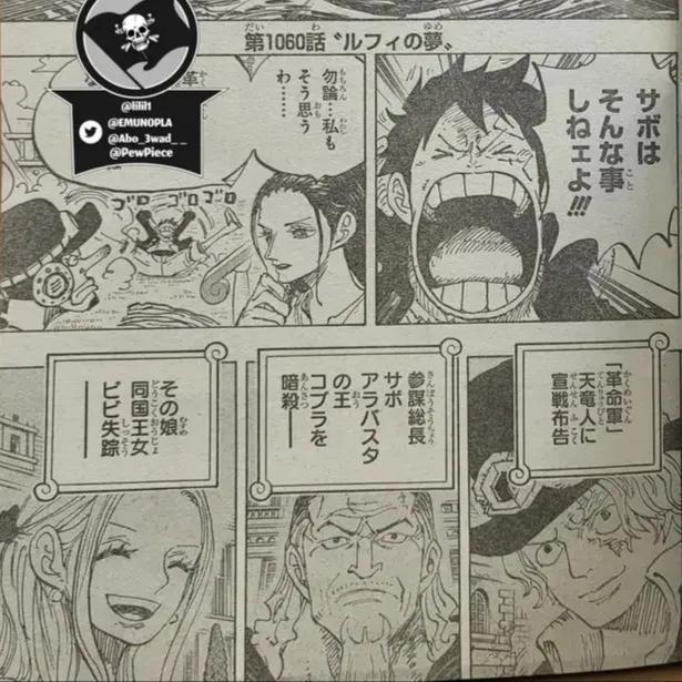 海贼王1060话情报：草帽一伙前往冬岛冒险，卡里布成为偷渡王