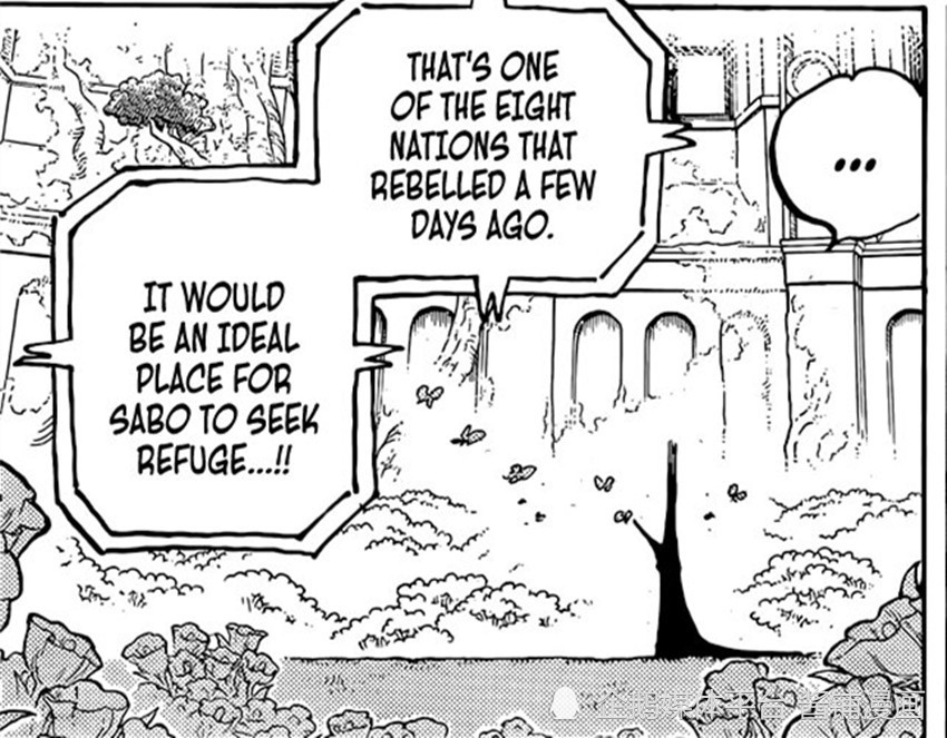 海贼王1060话，伊姆使用天王兵器并且轻松抹除王国，萨博是唯一的幸存者