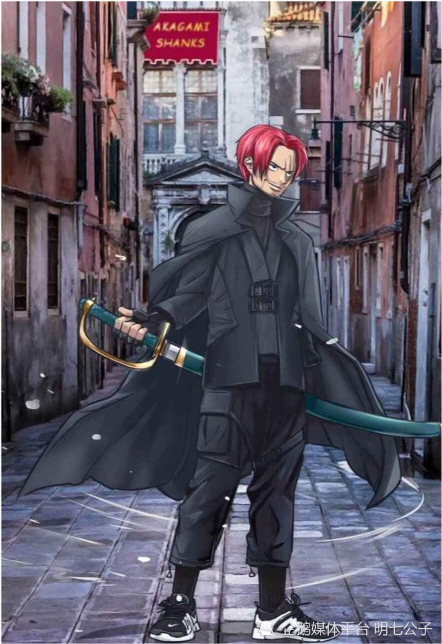 当《海贼王》这些角色穿上潮服时，艾斯很帅气，女帝最有气质！