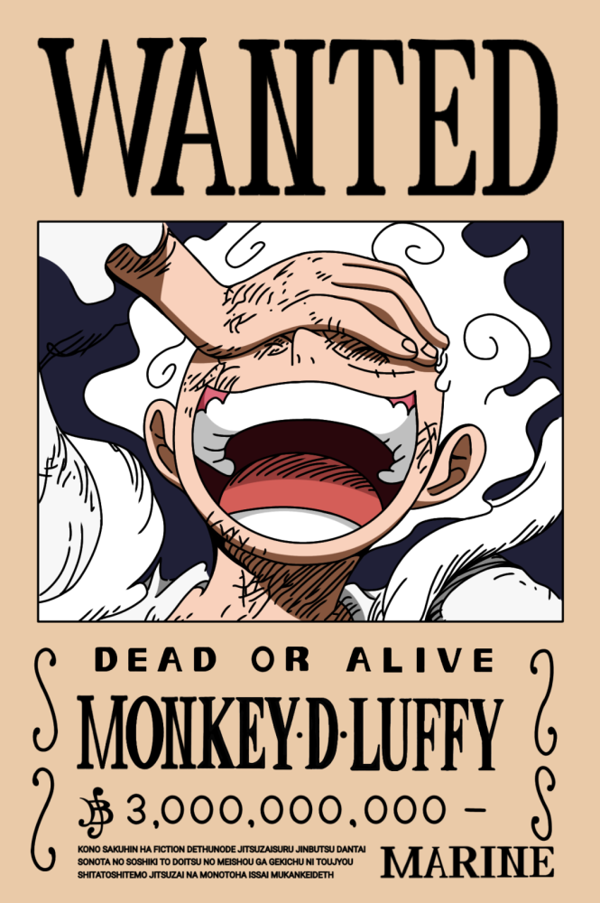 海贼王：草帽海贼团最新悬赏金海报分享