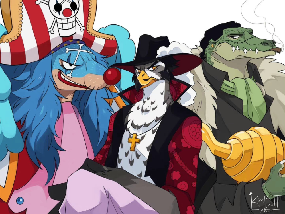 当海贼王人物动物化，路飞不用猜，乌索普很搞笑，巴基实在够滑稽