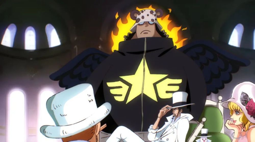 海贼王1062话，炽天使大熊登场，贝加庞克拥有6个分身，波尼是熊的女儿