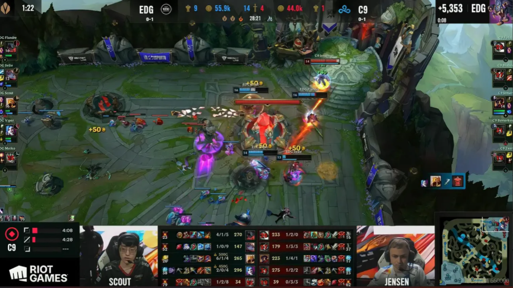 EDG轻取C9获首胜，Meiko钩无虚发获官方称赞，出线仍形势不容乐观