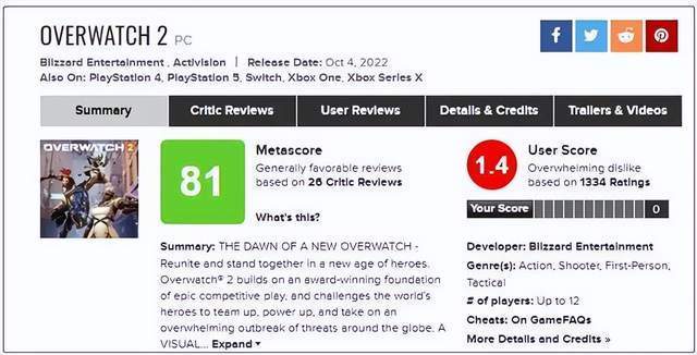 BUG满屏、氪金体验极差！憋了三年的守望先锋2是否真的一无是处