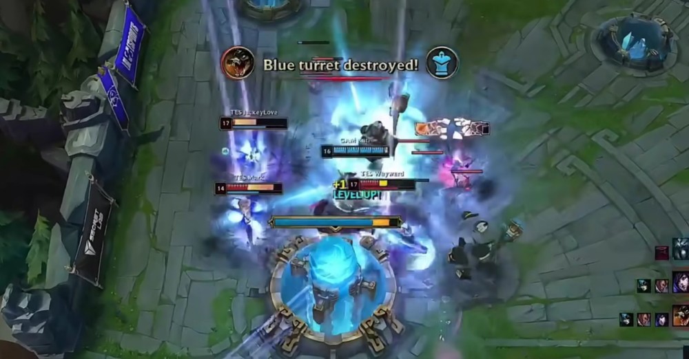 TES高地一波时JKL饮魔刀失效 观众要求重赛