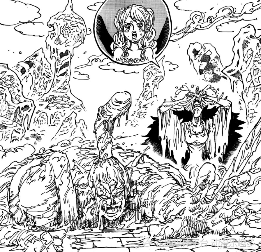 海贼王1064漫画：青雉绑架布琳，大妈疑似死亡，龙与释迦相识