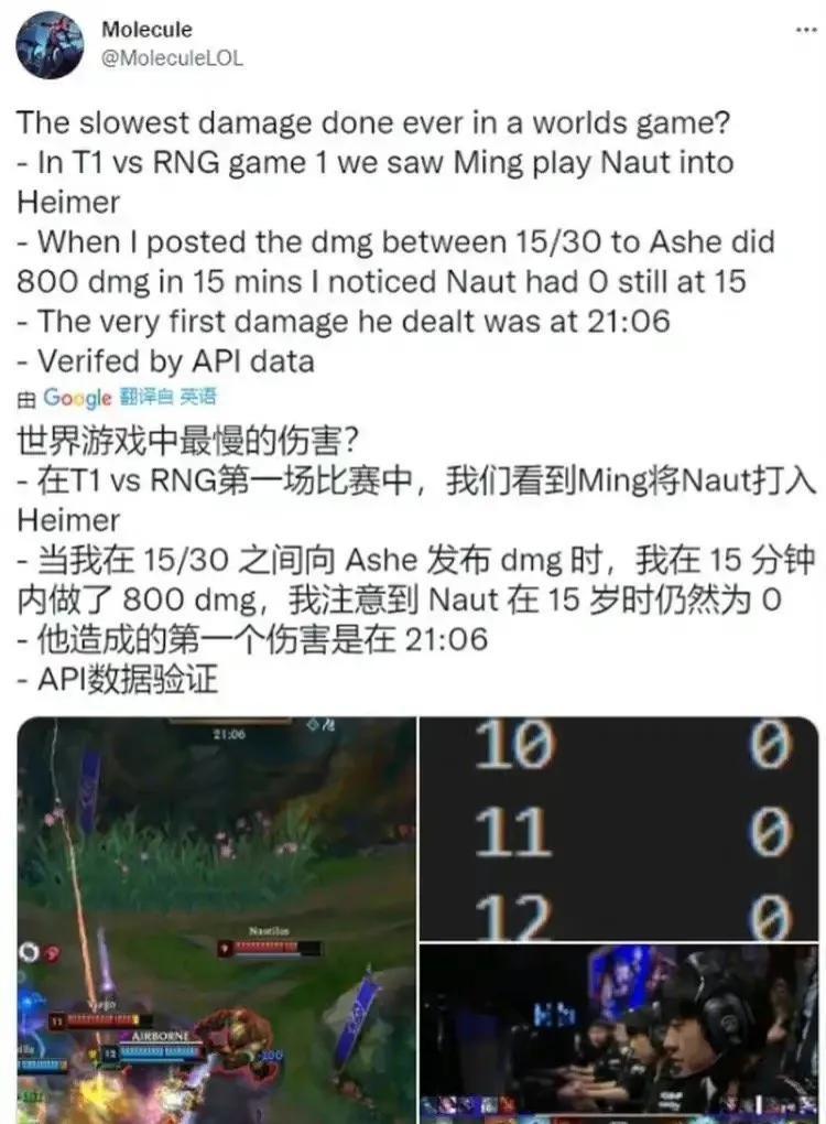 “小明泰坦造成伤害图”火了，外网统计数据，前21分钟技能全空