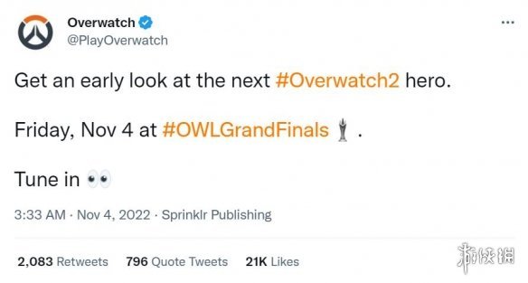 《守望先锋》“归来”新英雄即将亮相：巴蒂老战友？