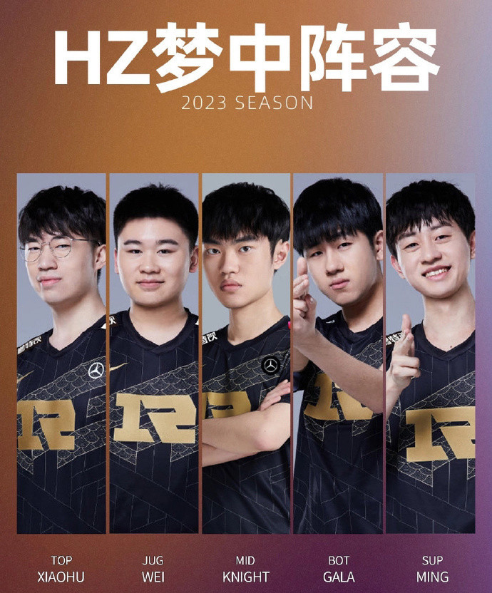 LPL五大粉丝群体的梦中情队！RNG组究极全华班，Uzi夺冠有望！