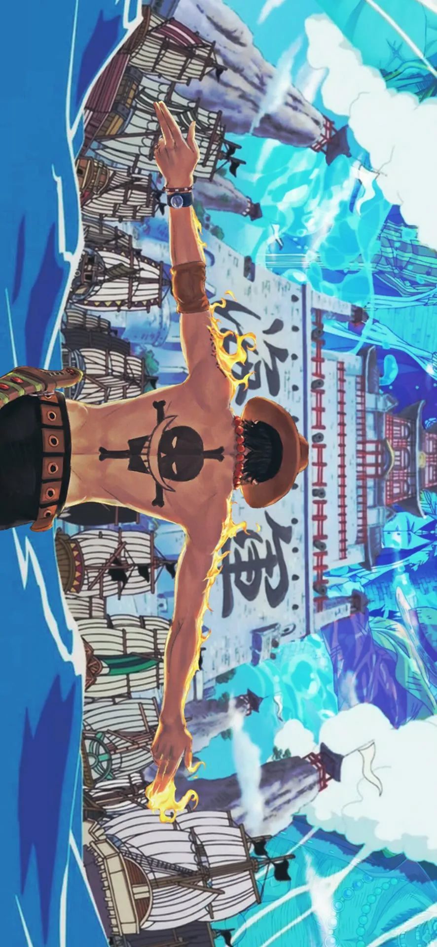 海贼王壁纸：娜美才是海贼王，路飞是她的男人