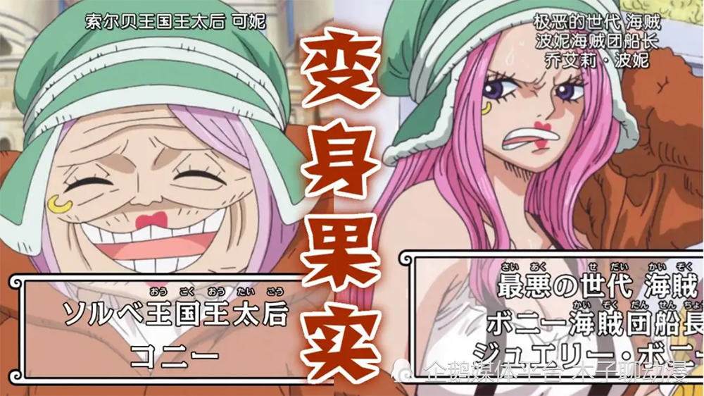 《海贼王》中身体变小的角色，路飞乔巴因为副作用，而她的是能力