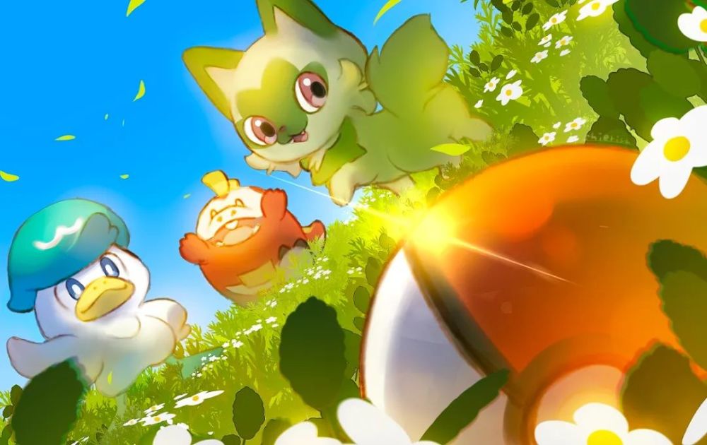 宝可梦 朱/紫 御三家 同人合集 赶快去收服宝可梦吧