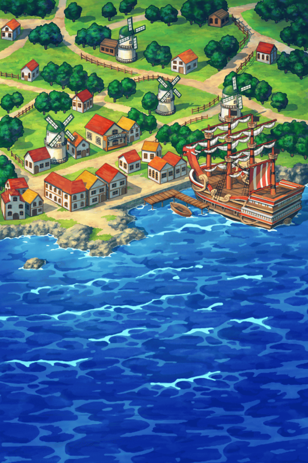 海贼王：各个国家全场景图赏【上篇】，一眼看遍故事的全画面！