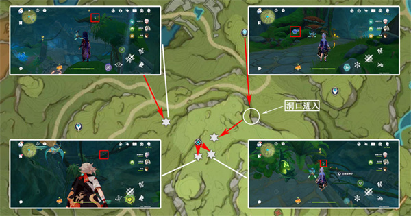 原神树王圣体菇位置高清图 树王圣体菇(81个)快速采集地点一览