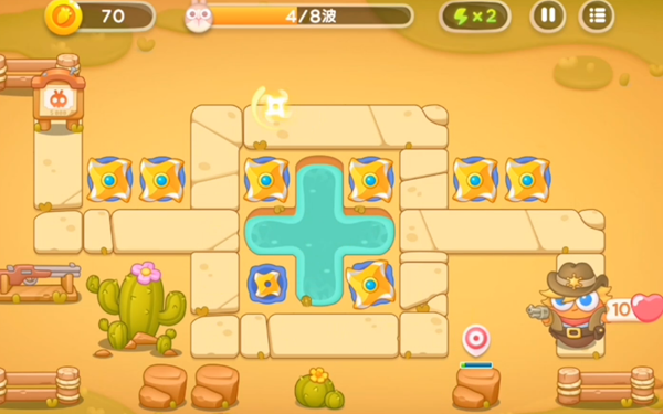 保卫萝卜4波仔很忙第1关攻略  波仔很忙第一关图文流程一览[多图]