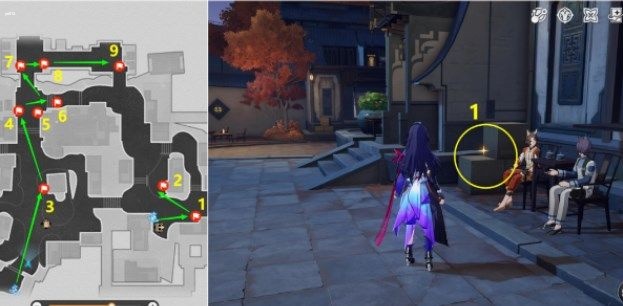 崩坏星穹铁道金人巷快递箱在哪  金人巷9个快递箱位置大全