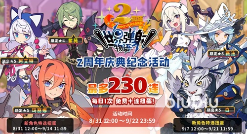 世界弹射物语二周年内容是什么