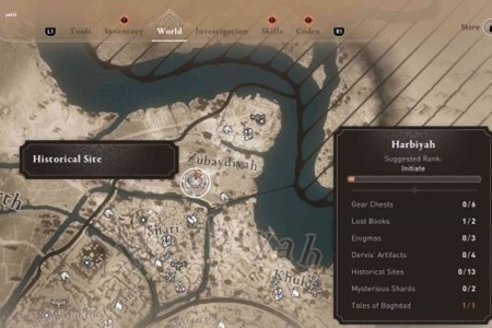 刺客信条幻景哈比耶区历史古迹在哪 刺客信条幻景哈比耶区历史古迹位置一览