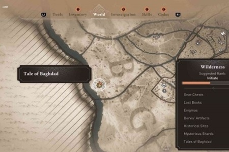 刺客信条幻景荒野巴格达传说在哪 刺客信条幻景荒野巴格达传说位置一览