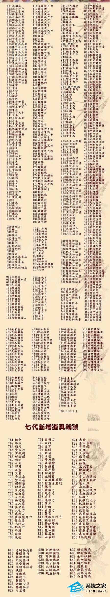 三国群英传7秘籍大全分享 三国群英传7最新秘籍编号汇总